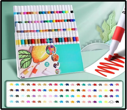 12-80 Farben-Set, Acrylfarben, Kunstmarker, Steinmalerei, für Kinder, Graffiti, Stein, Keramik, Glas, Holz, - PLAY PAINT